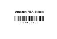 Kostenlos: Amazon FBA-Etikett - Druckvorlage für...
